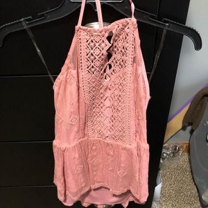 lace halter top
